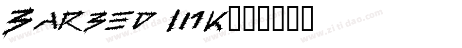 Barbed Ink字体转换